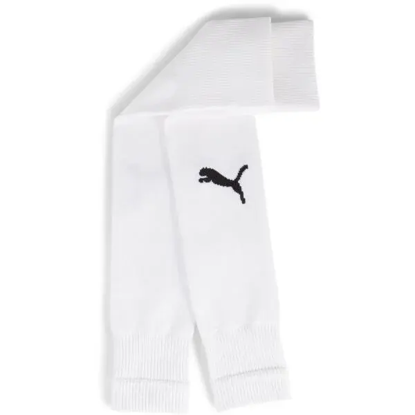 Puma TEAMGOAL SLEEVE SOCK Futbalové štulpne, biela, veľkosť 39-42
