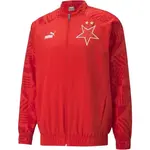 Puma SKS PREMATCH JACKET Pánska futbalová bunda, červená, veľkosť