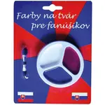 SPORT TEAM SR 1 Farby na tvár, modrá, veľkosť