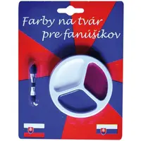 SPORT TEAM SR 1 Farby na tvár, modrá, veľkosť