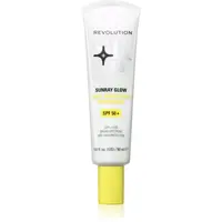 Revolution Skincare Sunray Glow Daily Protection opalovací krém na obličej pro rozjasnění pleti SPF 50+ 50 ml
