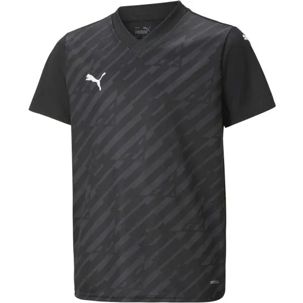 Puma TEAMULTIMATE JERSEY JR Detský futbalový dres, čierna, veľkosť