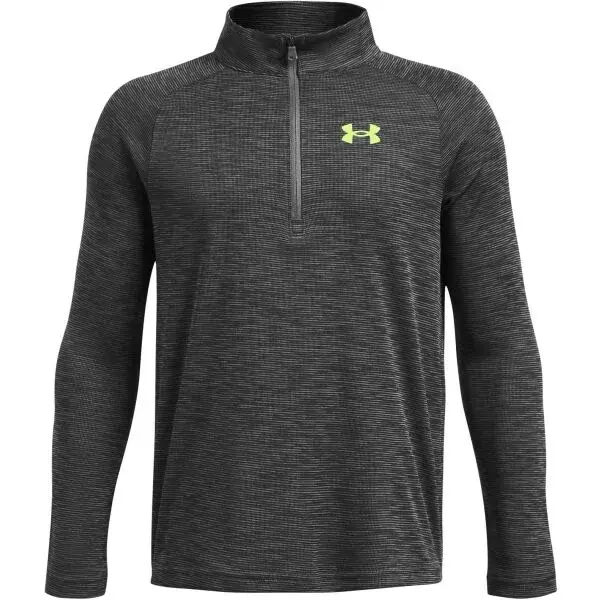 Under Armour TECH TEXTURED Chlapčenské tričko, tmavo sivá, veľkosť XL