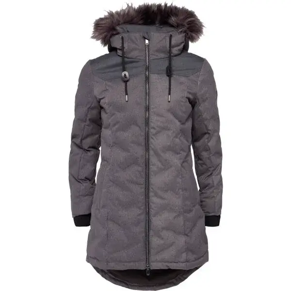 TRIMM JULIET Dámska zimná bunda, tmavo sivá, veľkosť