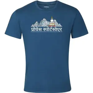 PROGRESS AROMATIC NEPAL Pánske outdoorové tričko, modrá, veľkosť