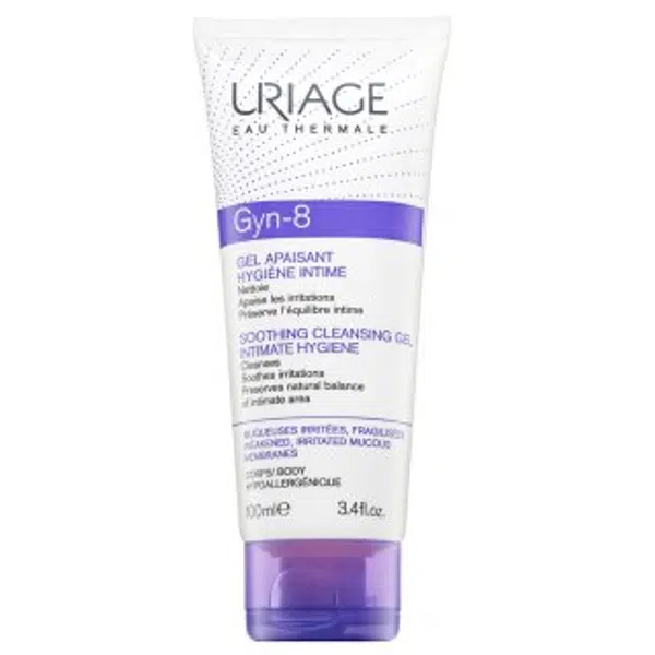 Uriage Gyn-8 Soothing Cleansing Gel Intimate Hygiene zklidňující emulze proti podráždění pokožky 100 ml