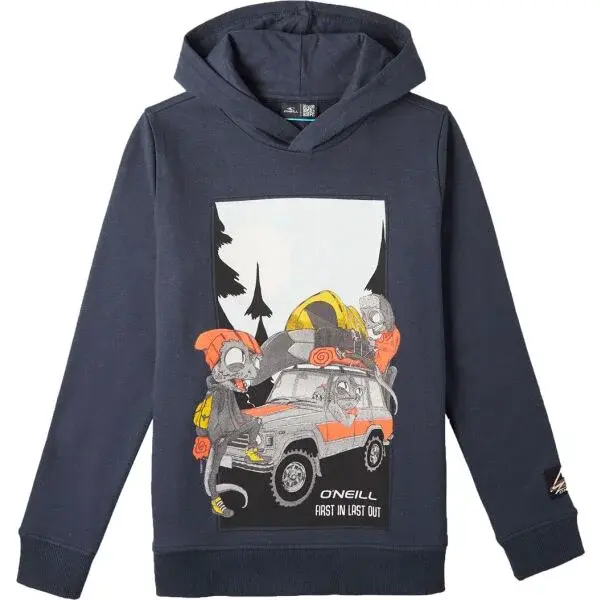 O'Neill LIZARD HOODIE Chlapčenská mikina, tmavo modrá, veľkosť