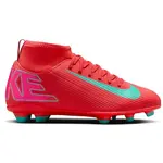 Nike JR SUPERFLY 10 CLUB FG/MG Detské kopačky, červená, veľkosť 34