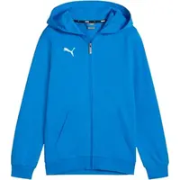 Puma TEAMGOAL CASUALS HOODED JACKET Chlapčenská mikina, modrá, veľkosť
