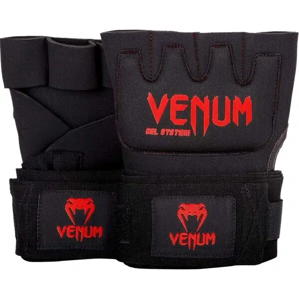 Venum KONTACT GEL GLOVE WRAPS Rukavice, čierna, veľkosť