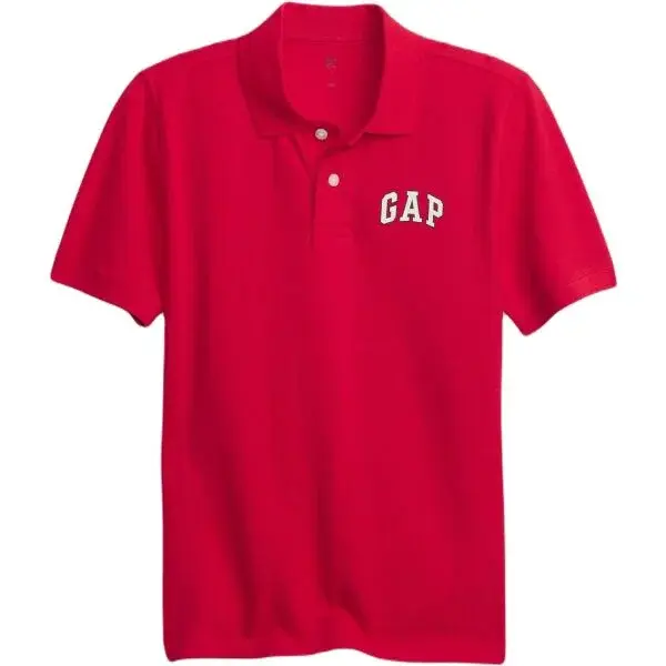 GAP LOGO PIQUE POLO Detské tričko, červená, veľkosť