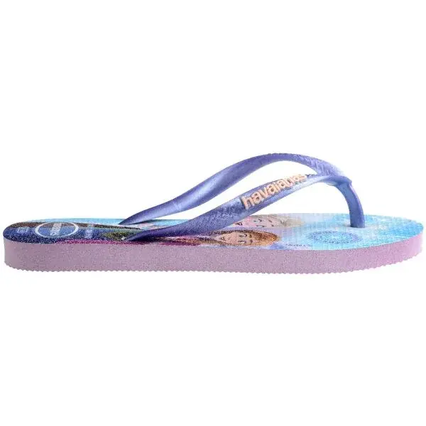 HAVAIANAS KIDS SLIM PRINCESS Dievčenské žabky, svetlomodrá, veľkosť 35/36