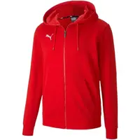 Puma TEAMGOAL 23 CASUALS HOODED JACKET Pánska športová mikina, červená, veľkosť