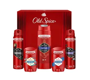 Old Spice Xmass sada Discovery Box deodoranty a sprchový gel 5 ks