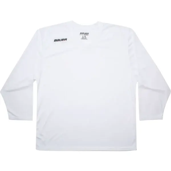 Bauer FLEX PRACTICE JERSEY YTH Detský dres, biela, veľkosť