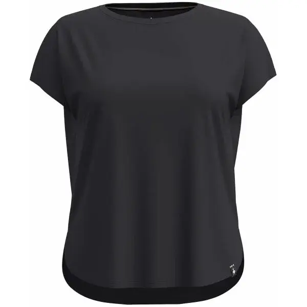 Smartwool SHORT SLEEVE SWING TOP Dámske tričko, čierna, veľkosť
