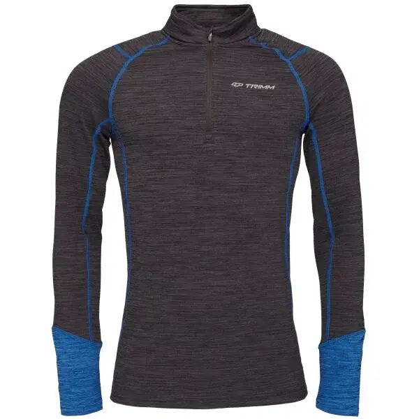 TRIMM CLINIC Pánska mikina, tmavo sivá, veľkosť XXXL