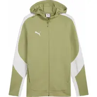 Puma TEAMEVOSTRIPE HOODED JACKET Pánska bunda, zelená, veľkosť