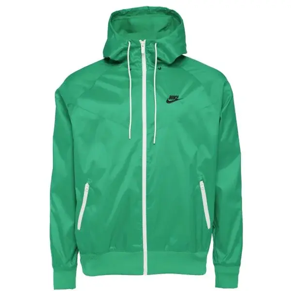 Nike HERITAGE ESSENTIALS WINDRUNNER Pánska bunda, zelená, veľkosť XXL