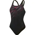 Speedo HYPERBOOM PLACEMENT MUSCLEBACK Dámske jednodielne športové plavky, čierna, veľkosť
