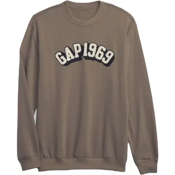 GAP 1969 Pánska mikina, hnedá, veľkosť
