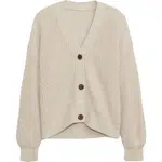 GAP V-BTTN FRONT Dievčenský sveter, béžová, veľkosť