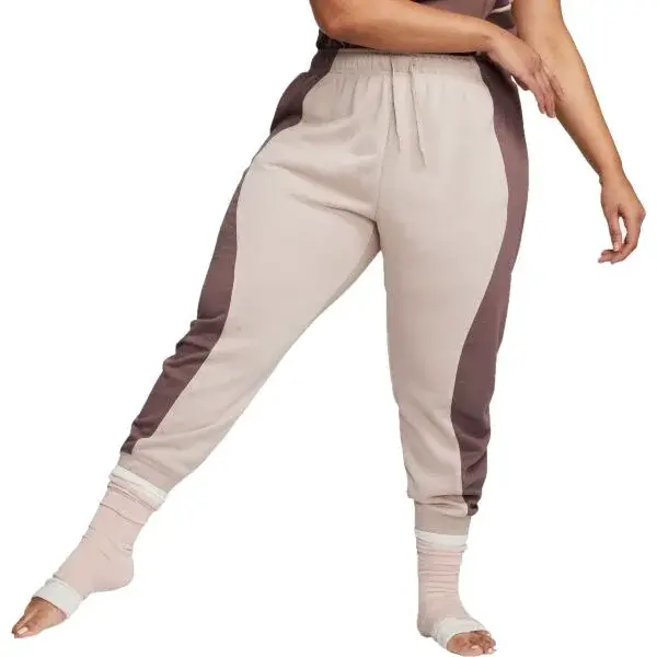 Nike NSW AIR FLC MR JGGR PLUS Dámske tepláky, béžová, veľkosť