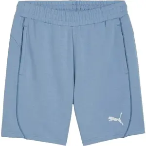 Puma TEAMFINAL CASUALS SHORTS Pánske športové kraťasy, svetlomodrá, veľkosť