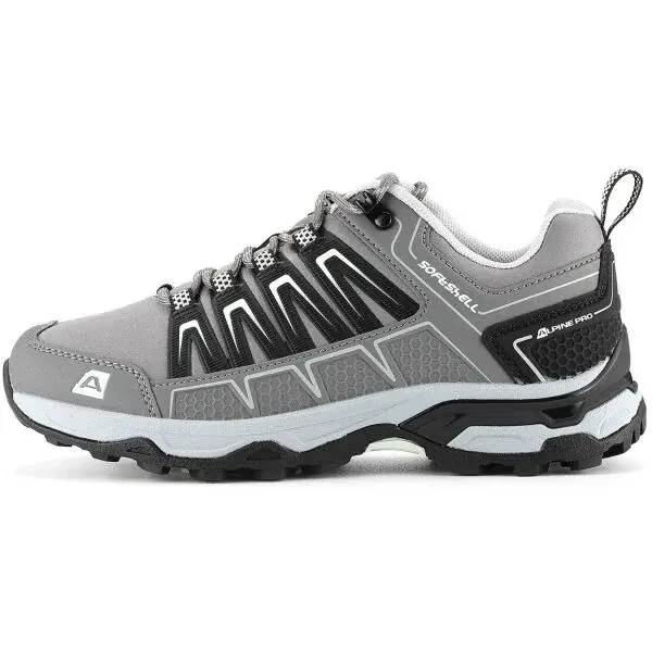 ALPINE PRO NARALE Dámska outdoorová obuv, sivá, veľkosť