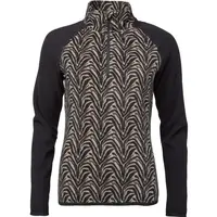 Willard SAHILA Dámska flísová mikina, čierna, veľkosť XXL