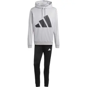 adidas M BL FT HD TS Pánska tepláková súprava, sivá, veľkosť