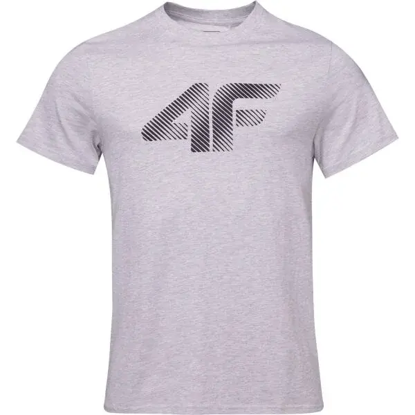 4F TSHIRT Pánske tričko, sivá, veľkosť