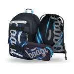 BAAGL 3 SET SKATE BLUELIGHT Chlapčenský školský set, čierna, veľkosť