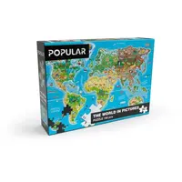 POPULAR MAPA SVĚTA 160 KS – AN Puzzle, mix, veľkosť
