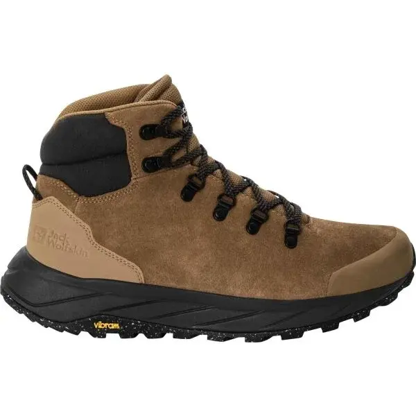 Jack Wolfskin TERRAVENTURE URBAN MID M Pánska outdoorová obuv, hnedá, veľkosť