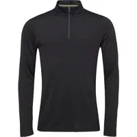 Smartwool CLASSIC A-S MERINO BL 1/4 ZIP Pánske spodné tričko, čierna, veľkosť