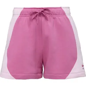 Nike NSW AIR FLC MR SHORT Dámske šortky, ružová, veľkosť