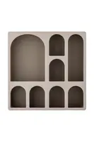 Nástenná polica Bloomingville Graphia 48 x 48 x 12 cm