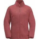 Jack Wolfskin HIGH CURL JACKET W Dámska outdoorová mikina, červená, veľkosť