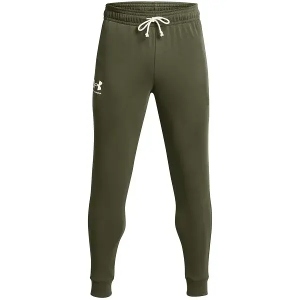 Under Armour RIVAL Pánske nohavice, khaki, veľkosť