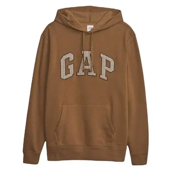 GAP V-MENSWEAR HERITAGE Pánska mikina, hnedá, veľkosť