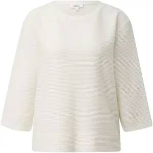 s.Oliver SWEATSHIRT NOOS Dámska mikina, biela, veľkosť