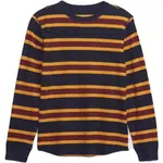 GAP LS TEXTURE CREW Chlapčenské tričko, tmavo modrá, veľkosť
