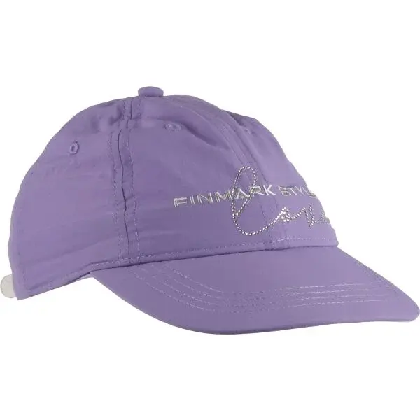 Finmark SUMMER CAP Detská šiltovka, fialová, veľkosť UNI