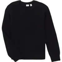 GAP CASHSOFT CREW Chlapčenský sveter, čierna, veľkosť