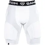 GAMEPATCH PADDED SHORTS PRO+ Kompresné unisex šortky, biela, veľkosť