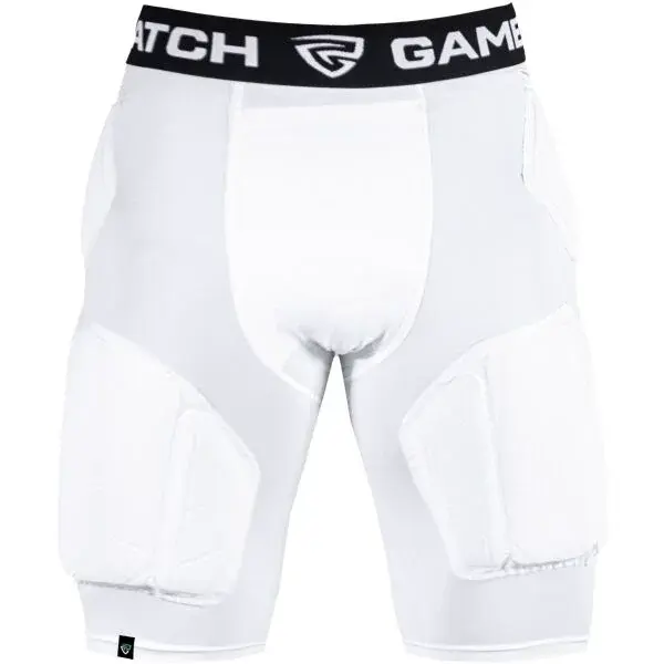 GAMEPATCH PADDED SHORTS PRO+ Kompresné unisex šortky, biela, veľkosť