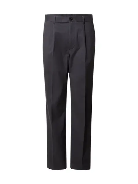 Calvin Klein Plisované nohavice  čierna