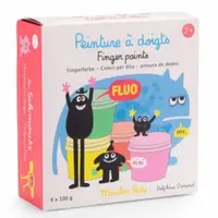 Fosforeskující prstové barvy Les Schmouks