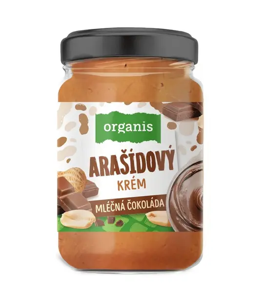 Organis Arašídový krém s mléčnou čokoládou 920 g